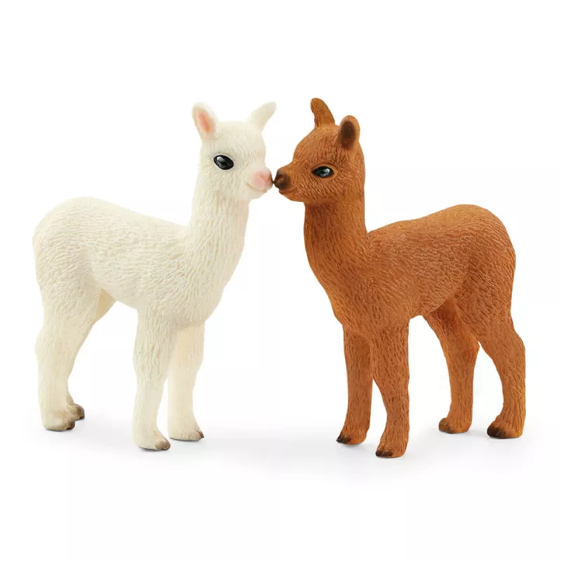 schleich WILD LIFE Alpaka-Set, 3 Jahr(e), Wild Life, Braun, Grün, Weiß, 3 Stk.