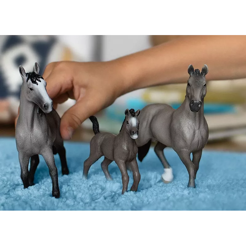 schleich HORSE CLUB Selle Français Stute Schwarzgrau 13955S