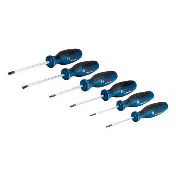 Bosch Set mit 6 professionellen Torx-Schraubendrehern Gerader Schraubendreher