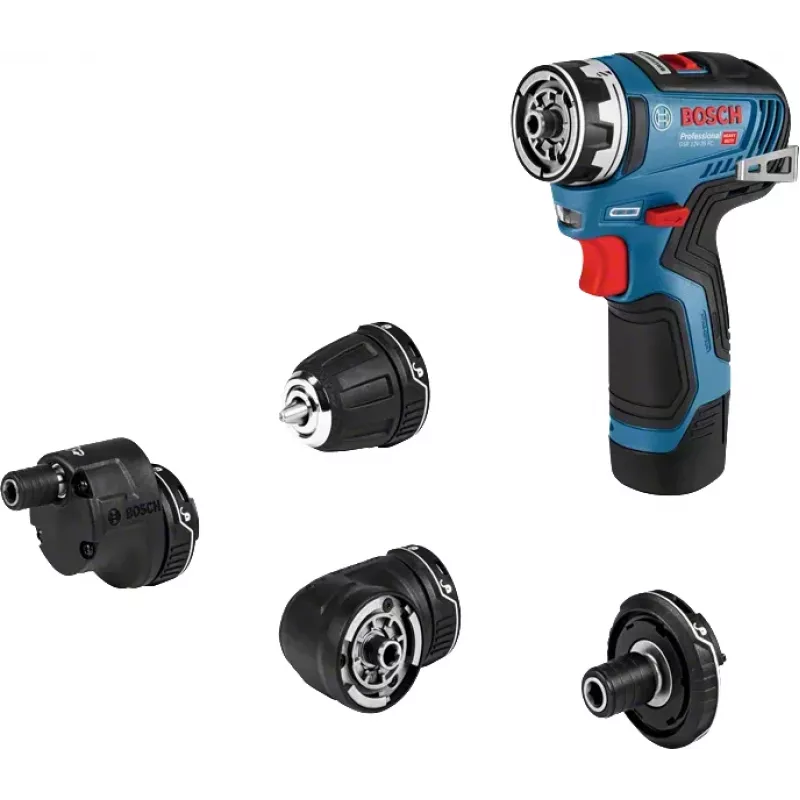 Bosch GSR 12V-35 FC 1750 U/min Schwarz, Blau