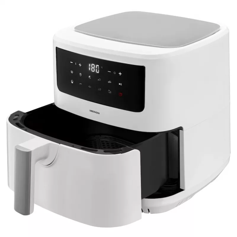 MEDION LIFE P10 XL Einzel 6,8 L 2150 W Heißluftfritteuse Weiß