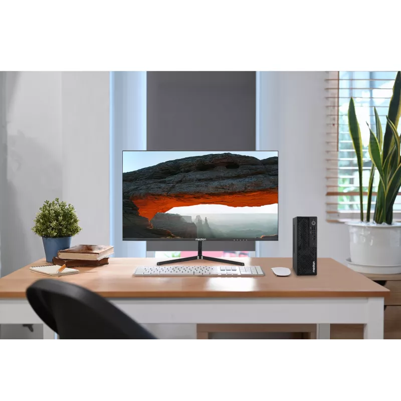 MEDION PICOWORX T80III MD340012 Intel Core Ultra 5 228V 32 GB DDR5-SDRAM 1 TB SSD Windows 11 Home Mini-PC Schwarz