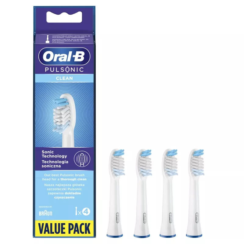 Oral-B Pulsonic Clean 4 Stk. Weiß