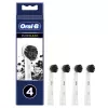 Oral-B Pure Clean Ersatz-Aufsteckbürsten, 4 Stück, Weiß (350053)