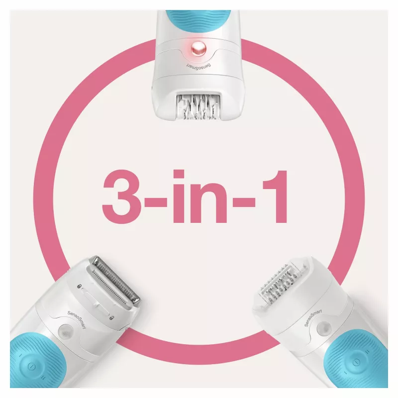 Braun Silk-épil 5 SES 5-605 28 Pinzetten Blau, Weiß