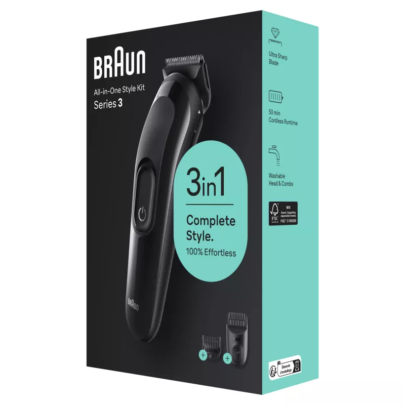 Braun SK2400 Styling Kit, Schwarz