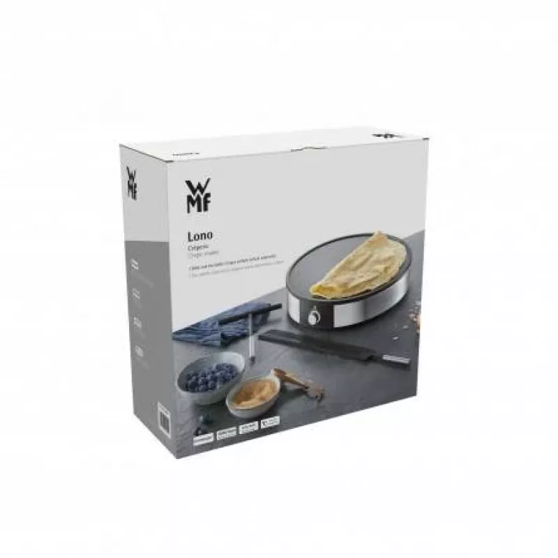 WMF Lono Crêperie Crêpe-Maker 1 Crêpe(s) 1600 W Schwarz, Silber