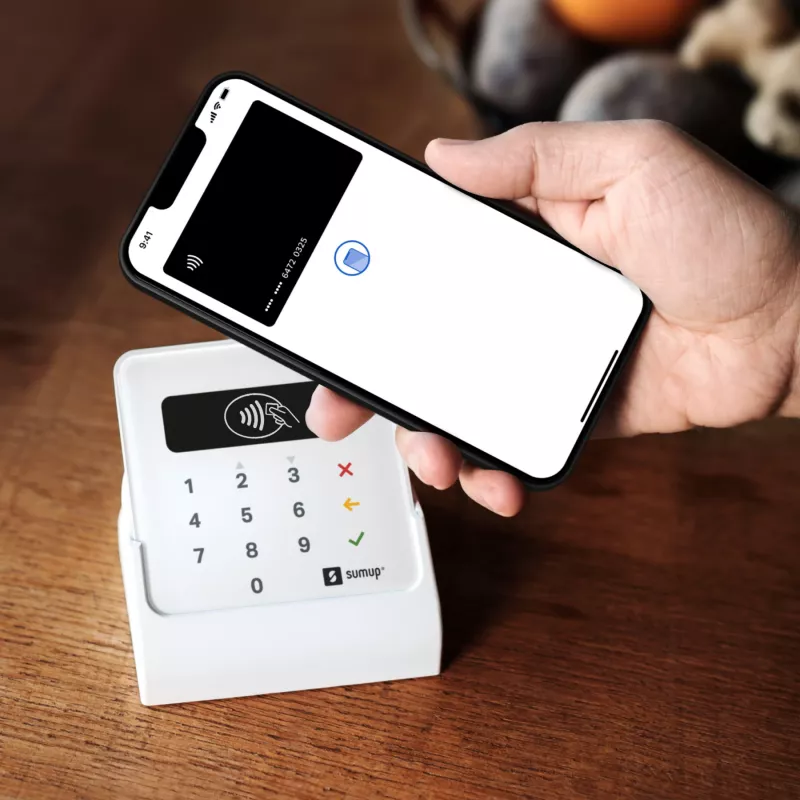 SumUp Air und Ladestation, Bluetooth, Nahfeldkommunikation (NFC), 1 m, Weiß, 141 g