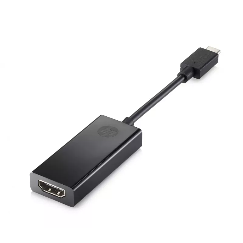 HP USB-C-auf-VGA-Adapter, Schwarz, China, Windows 10, Windows 11, ChromeOS, Business, 0 - 40 °C