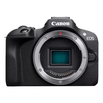 Mirrorless camera body Canon EOS R100, 24.1 MP CMOS, 6000×4000, 4K, Schwarz