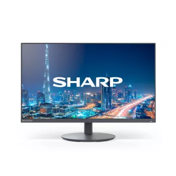 61 cm (24 Zoll) Sharp MultiSync E244FL LCD-Monitor Full HD 1920x1080 VA-Panel 6 ms USB 3.2-Hub VESA höhenverstellbar, schwarz