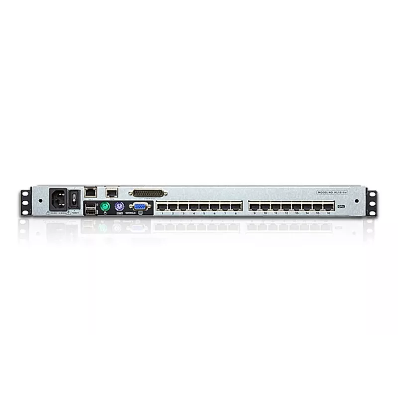 ATEN 16-Port 19 Zoll LCD Cat5e/6 KVM Over IP Switch (Dual Rail)