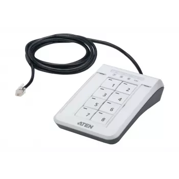 ATEN 2XRT-0021G sonstiges Eingabegerät Tastatur RJ-11 Schwarz, Grau, Weiß