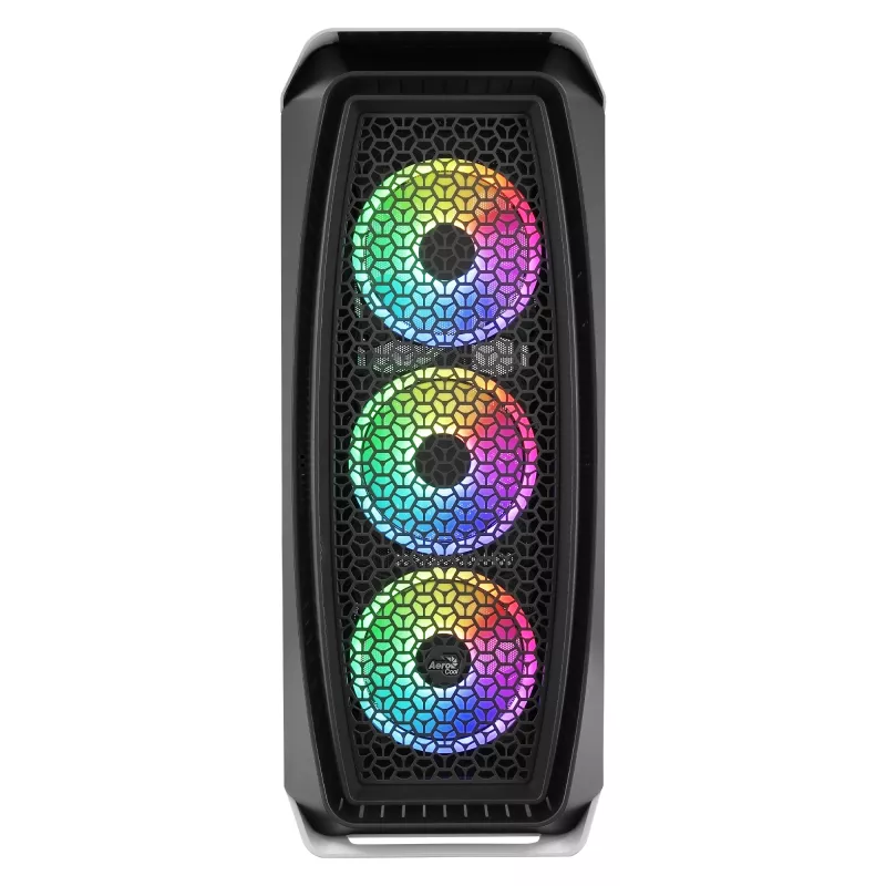 Aerocool AEROONEDUOWHV1 Gaming ATX-Gehäuse 4xARGB-Lüfter Weiß