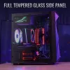 Aerocool Glider Tempered Glass Schwarz