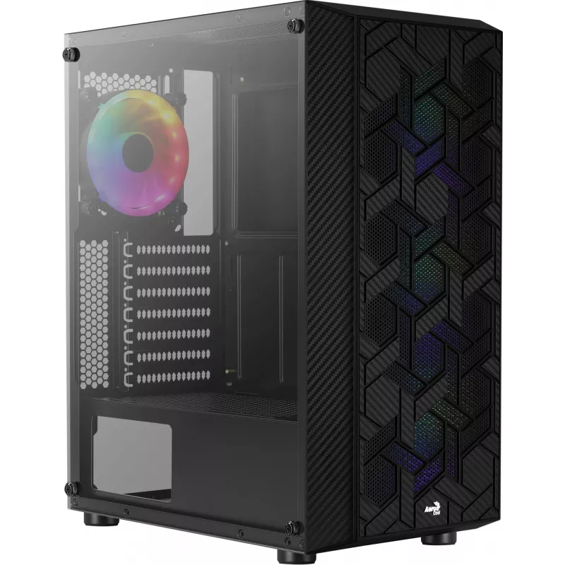 Aerocool Hive FRGB Midi Tower Schwarz