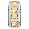 Mars Gaming MC51W Weiß PC-Gaming-ATX-Gehäuse mit doppeltem Hartglas, 5x RGB 12cm Lüfter