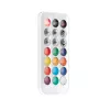 Mars Gaming MC51W Weiß PC-Gaming-ATX-Gehäuse mit doppeltem Hartglas, 5x RGB 12cm Lüfter