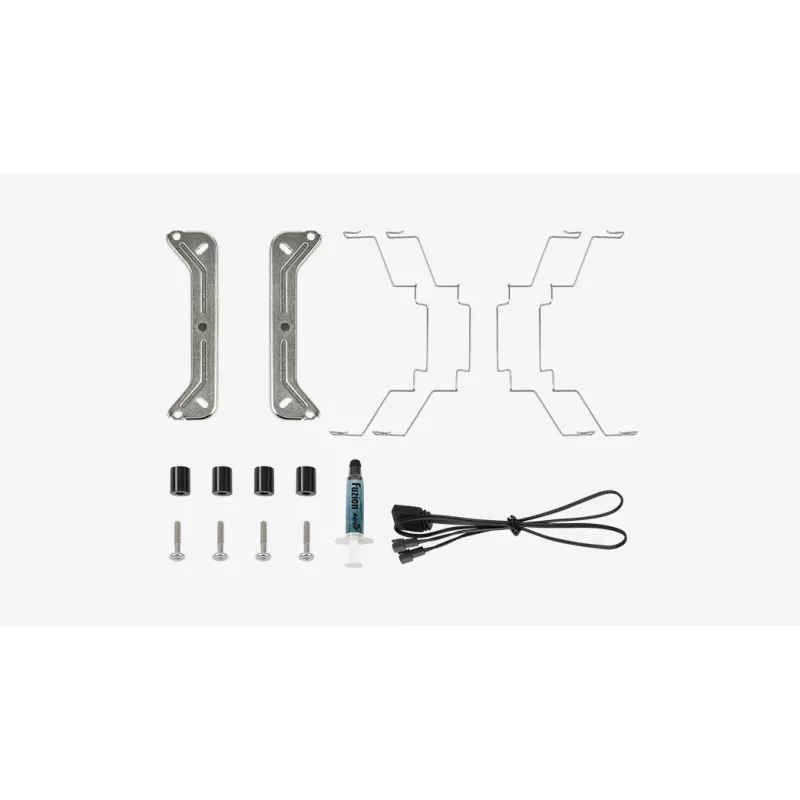 Aerocool Rime 4 Dual Prozessor-Luftkühler 12 cm Schwarz 1 Stück