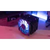 Aerocool Rime 4 Dual Prozessor-Luftkühler 12 cm Schwarz 1 Stück