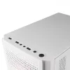 Mars Gaming MC300W Micro-ATX-Gehäuse mit gehärtetem Glas, 3x FrGB-Lüfter, Weiß