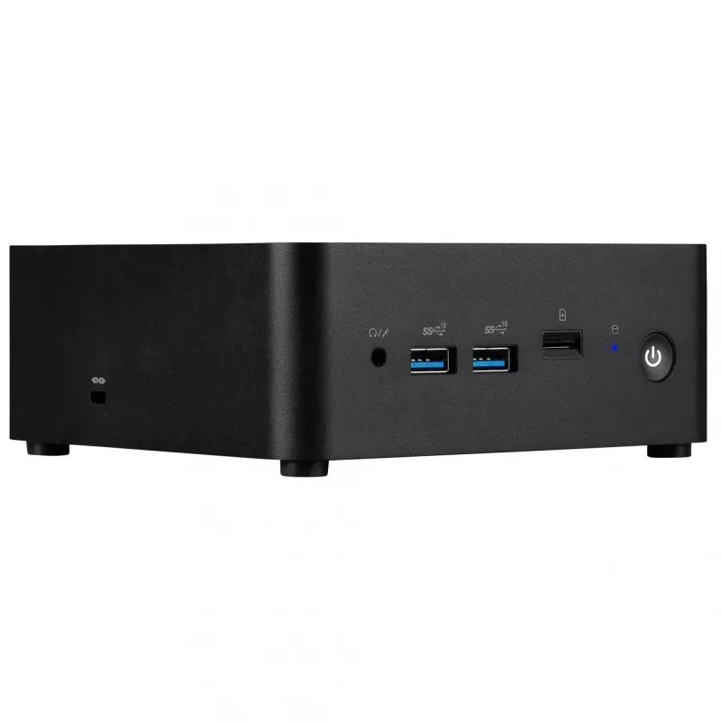 MSI Cubi NUC 1MG-023DE Intel Core 3 100U 8 GB DDR5-SDRAM 256 GB SSD Windows 11 Pro Mini-PC Schwarz