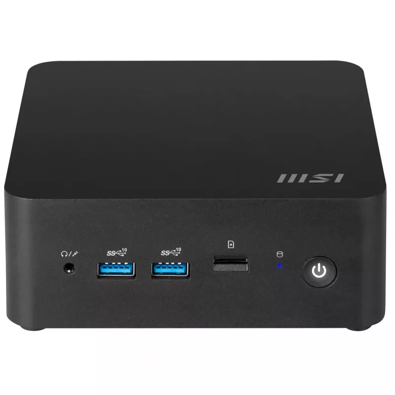 MSI Cubi NUC 1MG-003EU Intel Core 3 100U 8 GB DDR5-SDRAM 512 GB SSD Windows 11 Pro Mini-PC Schwarz