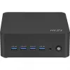 MSI Cubi Z AI 8M-006BEU Mini-PC Barebone, AMD Ryzen 7 8845HS, ohne RAM, ohne Speicher, ohne Betriebssystem, Wi-Fi 6E, Schwarz