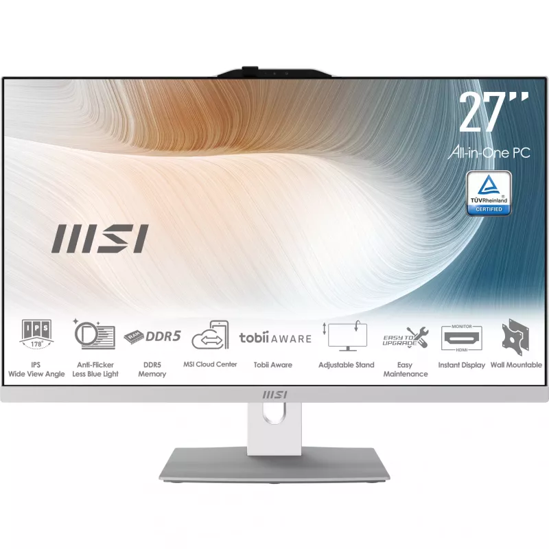 All-in-One PC MSI Modern AM272P 1M-1289DE 27 Zoll FHD, Intel Core i7-150U, 16GB RAM, 512GB SSD, Windows 11