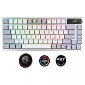 ASUS ROG Azoth Tastatur Gaming USB + RF Wireless + Bluetooth Weiß