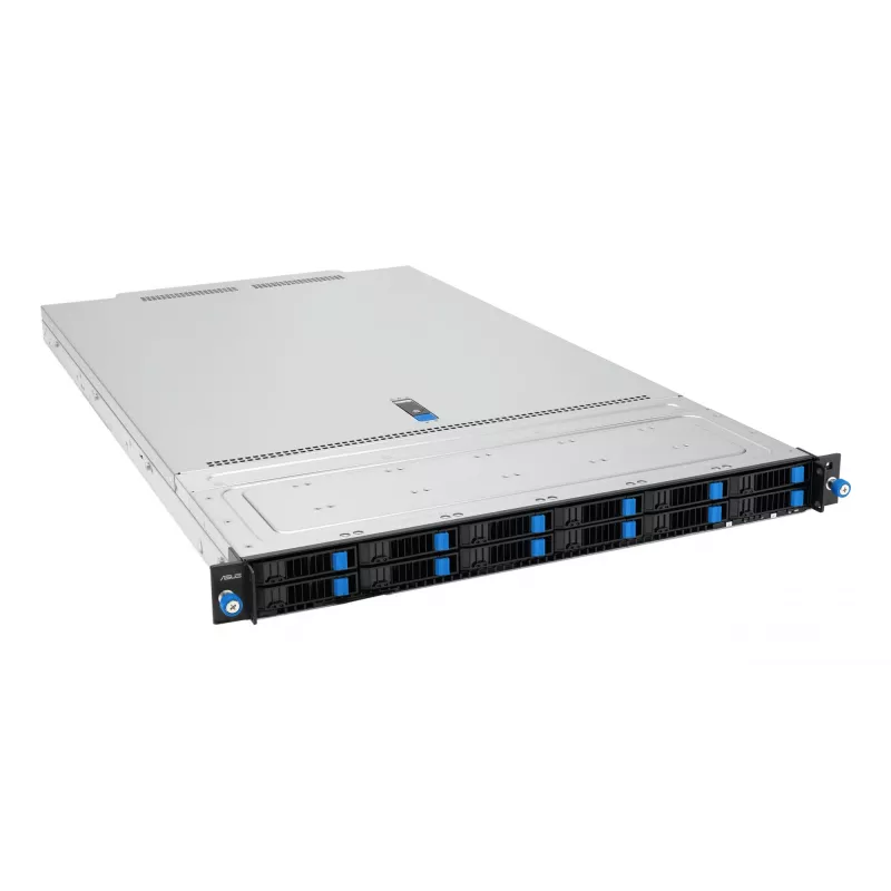 ASUS RS700-E12-RS12U Rack (1U) Schwarz, Stahl
