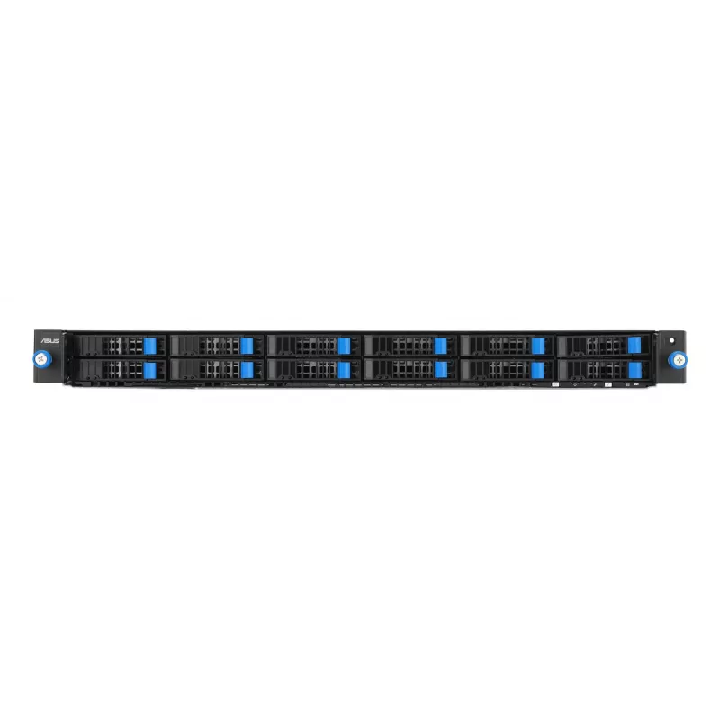 ASUS RS700-E12-RS12U Rack (1U) Schwarz, Stahl