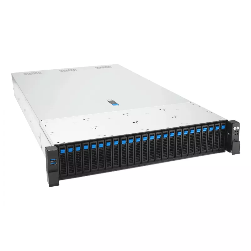 Server ASUS RS720-E12-RS24G 3,2 kW 24N – Rack-Server mit 3,2 kW Netzteil und 24 Laufwerkschächten