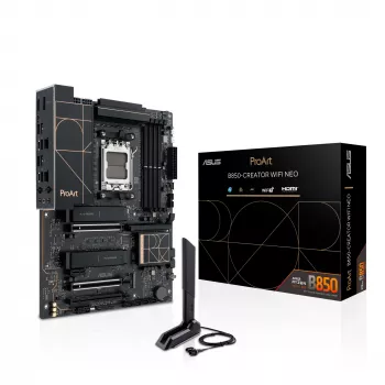 Motherboard ASUS PROART B850-CREATOR WiFi NEO — AMD B850, Sockel AM5, ATX, DDR5, 4 DIMM, 256 GB, Wi‑Fi 7, 5Gb Ethernet