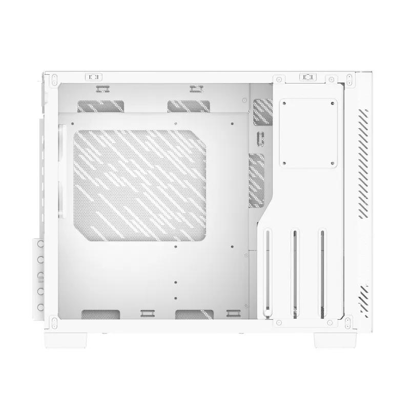 XPG VALOR AIR NANO MIDI-TOWER-GEHÄUSE - Weiß, Midi Tower, PC, Weiß, micro ATX, Mini-ITX, SPCC, 17 cm