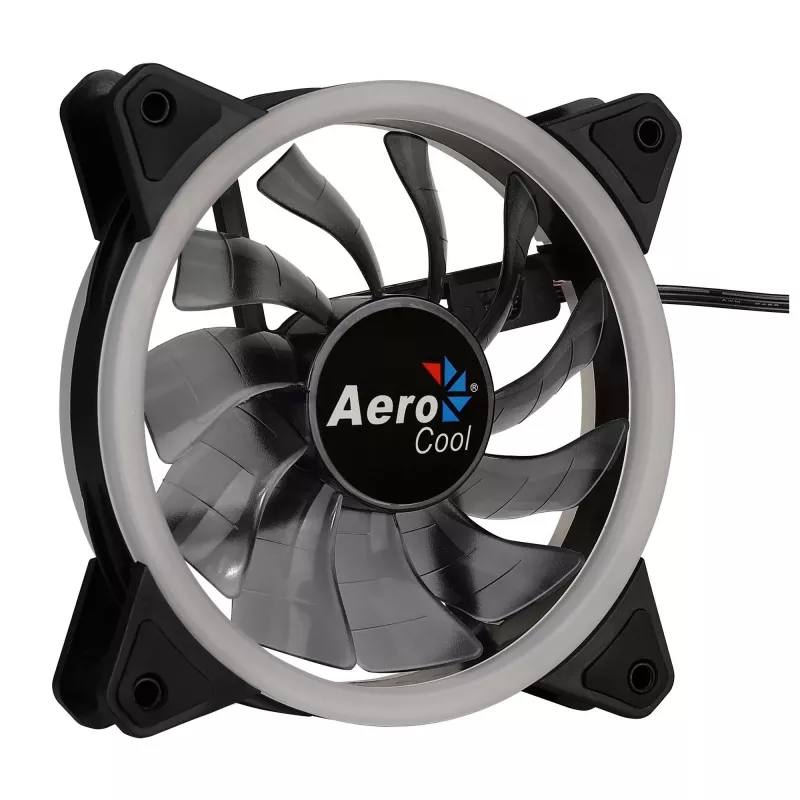 Aerocool Rev RGB Computer-Gehäuselüfter 12 cm Schwarz