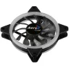 Aerocool Rev RGB Computer-Gehäuselüfter 12 cm Schwarz