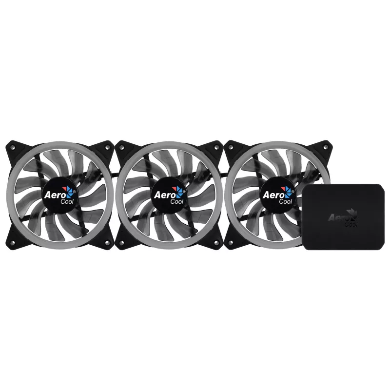 Aerocool Rev RGB Pro Gehäuselüfter 12 cm Schwarz