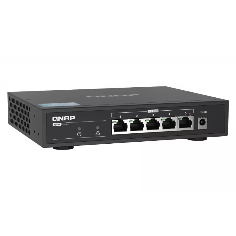 QNAP QSW-1105-5T 5-Port Unmanaged Switch, 5x 2.5GbE