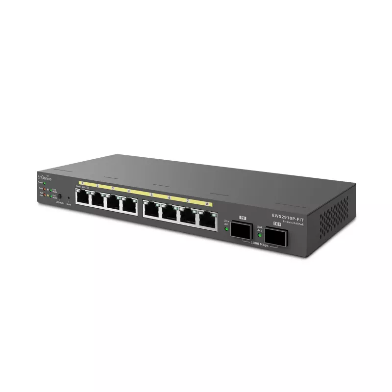 Managed Switch EnGenius FitSwitch 8 PoE 8x Gigabit Ethernet Ports
