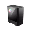 MSI MAG FORGE 111R Mid Tower Gaming Computer Case 'Schwarz, 1x 120mm ARGB PWM-Lüfter, 1-6 ARGB-Hub, Mystic Light Sync, Tempered Glass Panel, ATX, mATX, mini-ITX'