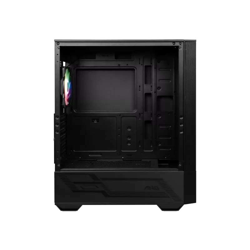 MSI MAG FORGE 111R Mid Tower Gaming Computer Case 'Schwarz, 1x 120mm ARGB PWM-Lüfter, 1-6 ARGB-Hub, Mystic Light Sync, Tempered Glass Panel, ATX, mATX, mini-ITX'