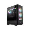 MSI MAG FORGE 111R Mid Tower Gaming Computer Case 'Schwarz, 1x 120mm ARGB PWM-Lüfter, 1-6 ARGB-Hub, Mystic Light Sync, Tempered Glass Panel, ATX, mATX, mini-ITX'