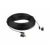 ATEN 100m 4K HDMI Aktives optisches Kabel, 100 m, HDMI Typ D (Mikro), HDMI Typ D (Mikro), 3D, 18 Gbit/s, Schwarz