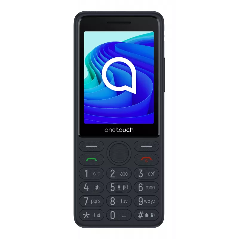 TCL OneTouch 4042S Dual-SIM-Feature-Phone mit Ladestation, grau
