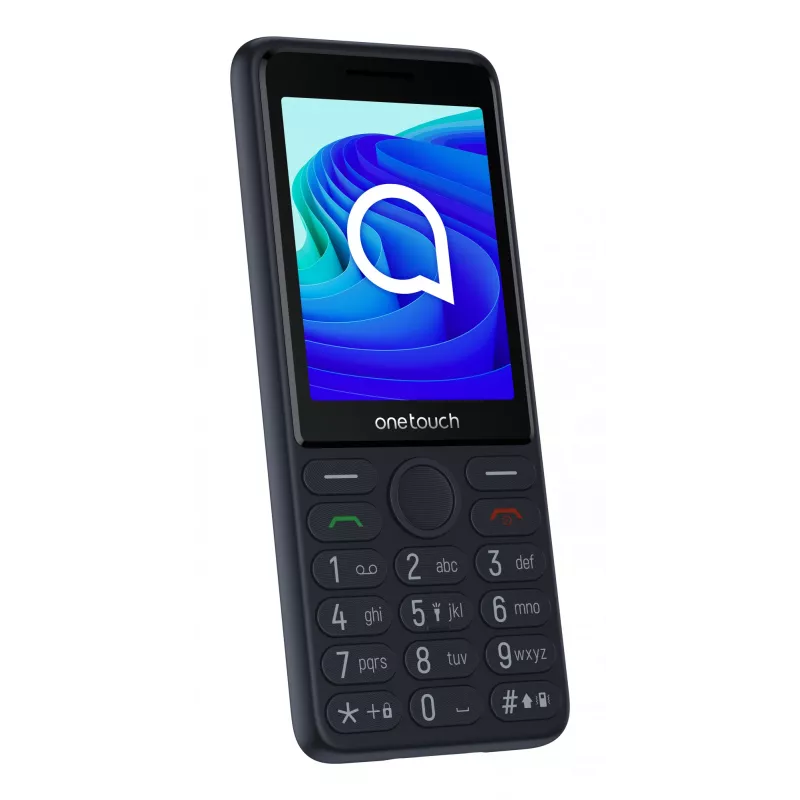 TCL OneTouch 4042S Dual-SIM-Feature-Phone mit Ladestation, grau