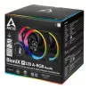 ARCTIC BioniX P120 A-RGB 120 mm Gehäuselüfter, 3er-Pack, Schwarz