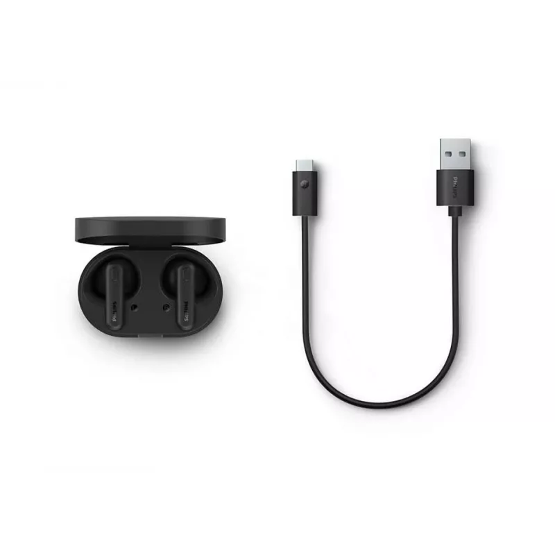 Philips TAT1138BK Kopfhörer/Headset Kabellos Im Ohr Anrufe/Musik Bluetooth Schwarz