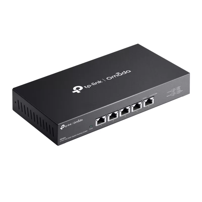 TP-Link Omada DS105X Netzwerk-Switch Unmanaged 10G Ethernet (100/1000/10000) Schwarz