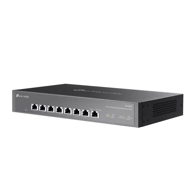 TP-Link Omada DS1008X Netzwerk-Switch Unmanaged 10G Ethernet (100/1000/10000) 1U Schwarz